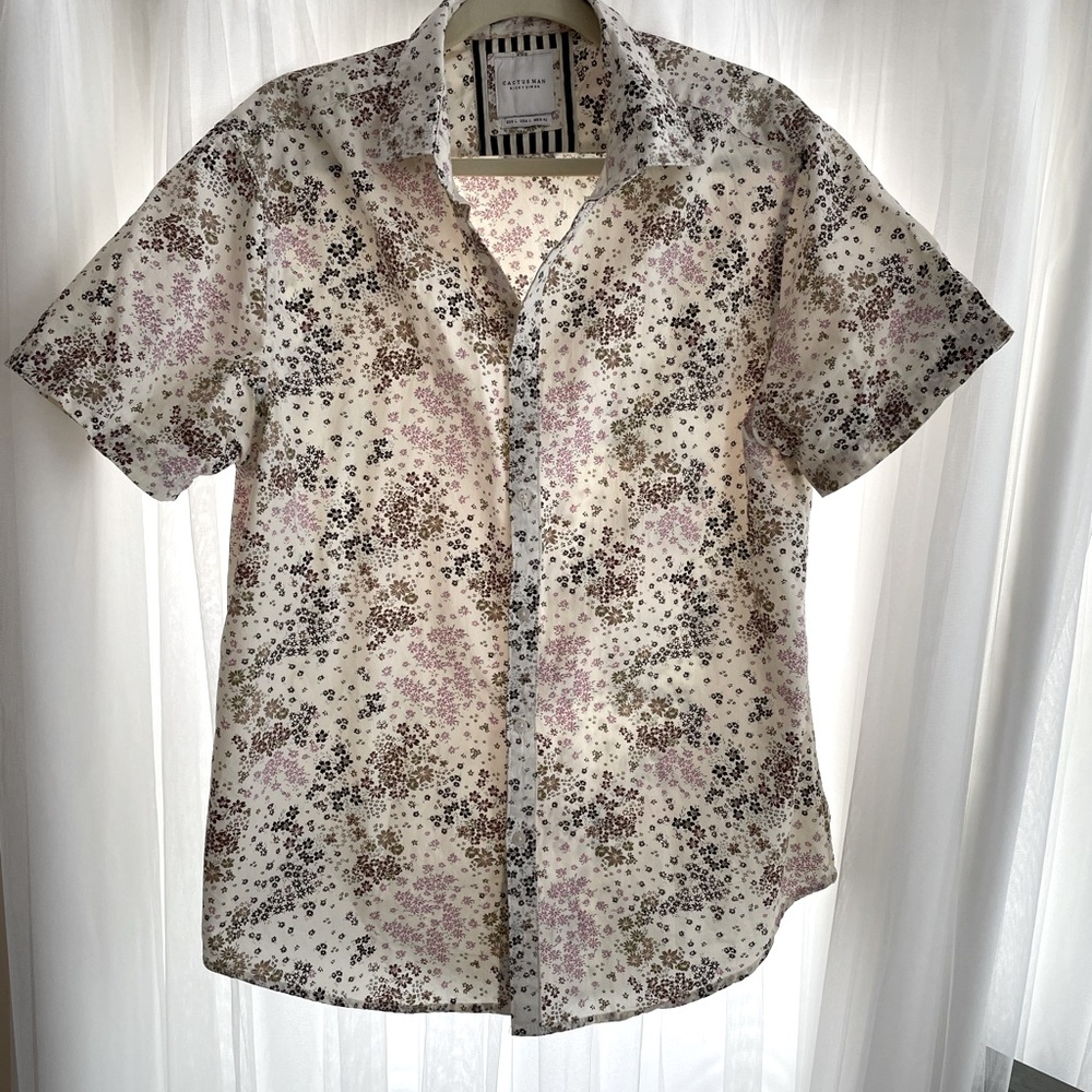Adorable floral button down from CactusMan by Ricky Singh